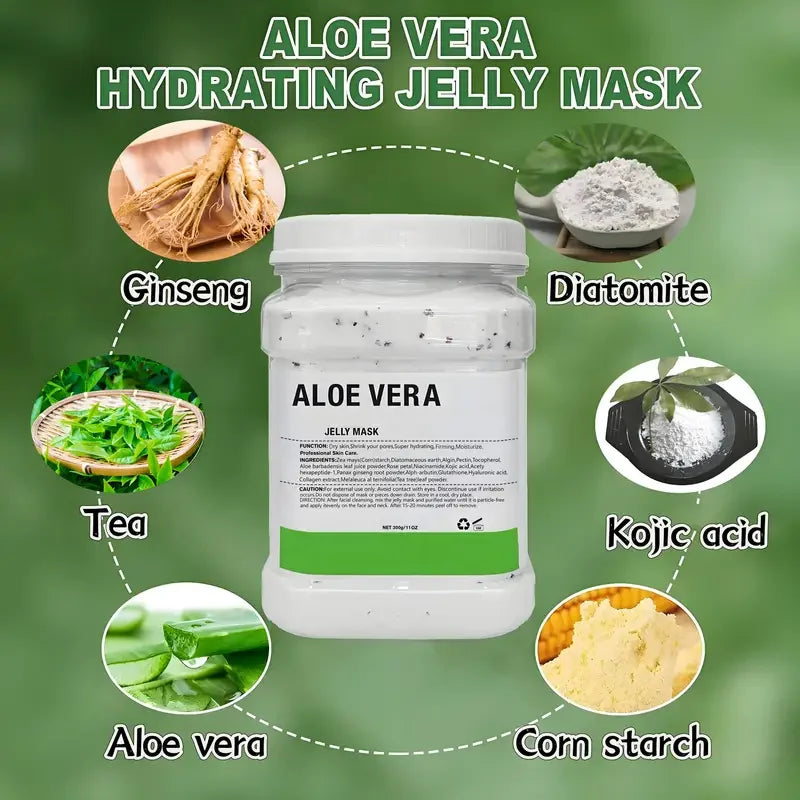 650g Hyaluronic Facial Moisturizing Mask Powder Nourishing Jelly Mask ，Hydrating and Firming Facial Treatment for All Skin Types