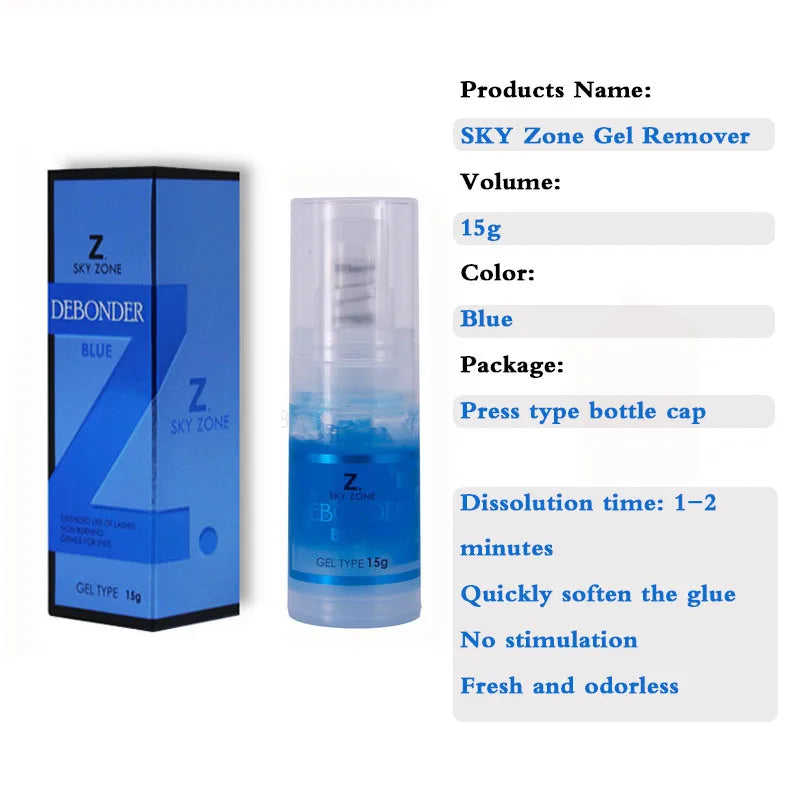 1 Bottles SKY ZONE Power Gel Remover for Eyelash Extensions False Beauty Health Shop Makeup Tools Korean Lava Lash