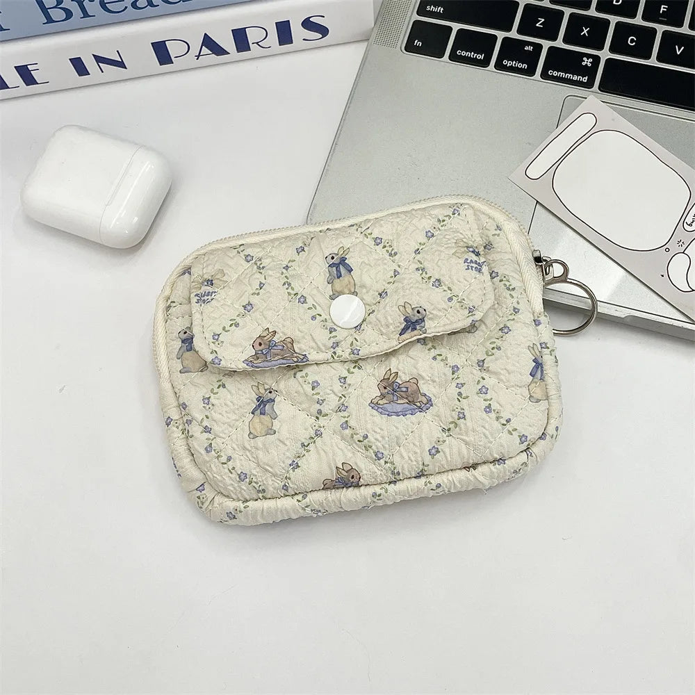 Cute Cartoon Small Travel Cosmetic Lipstick Earphone Card Portable Storage Bag Purse Women Gift Pouch In Make up Bags Organizer