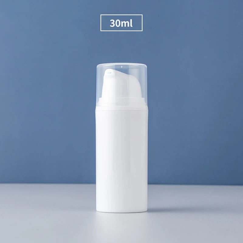 15/30/50ml Empty Airless Pump Bottles Mini Lotion Vacuum Cosmetic Containers Women Make Up Travel Emulsion Bottle