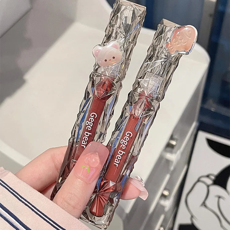 Gege Bear Crystal Mirror Water Lipgloss Hydrating And Ultra-Moisturizing High Shine Glossy Lip Tint Fuller Your Lips