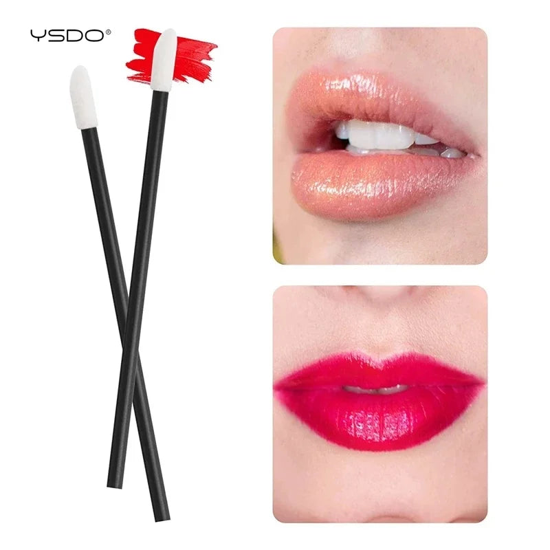 YSDO Lip Brush Eyelash 5/50/100Pcs Lipsticks Mascara Applicator Lipstick Wands Eyelashes brush Set Cosmetic Makeup Tools