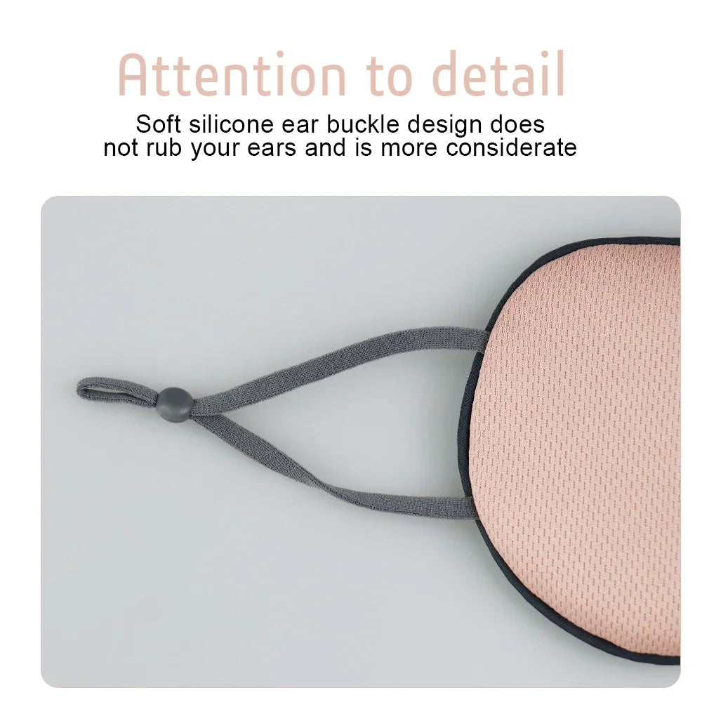 Sleep eye mask light eye mask relieves eye fatigue, soft sleep aid, travel eye mask, breathable double-sided eye mask