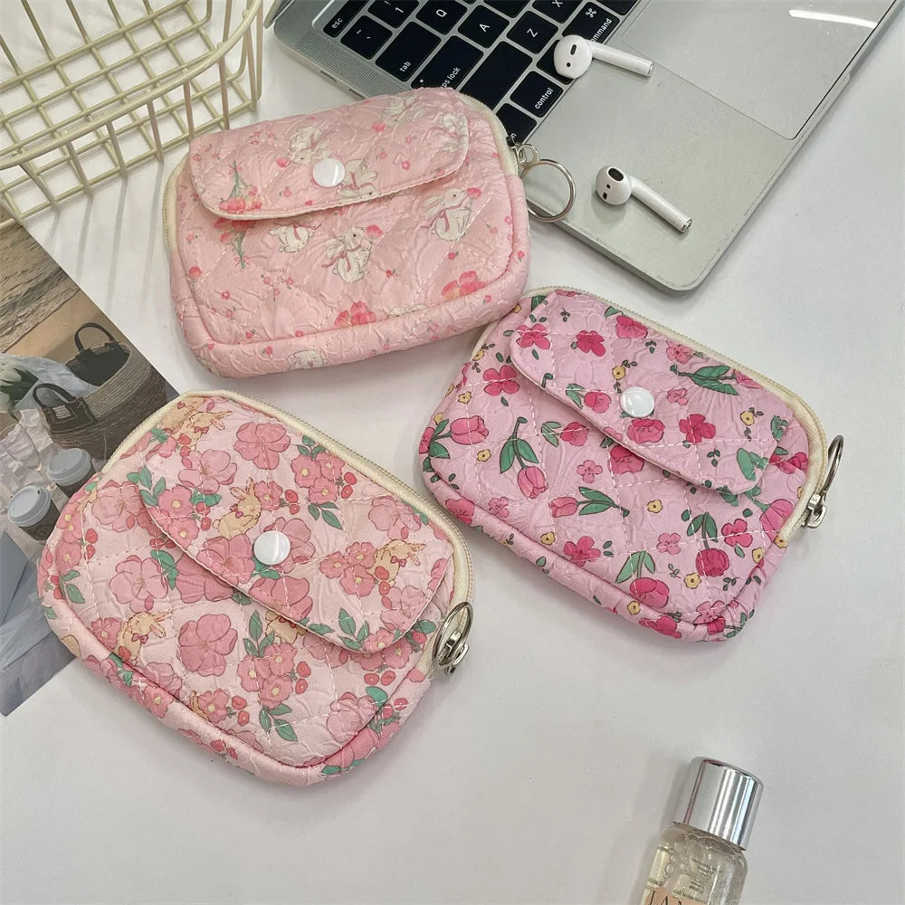 Cute Cartoon Small Travel Cosmetic Lipstick Earphone Card Portable Storage Bag Purse Women Gift Pouch In Make up Bags Organizer