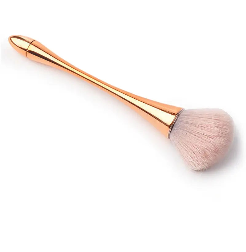 6 Styles Gold Powder Brush Professional Nail Art Make Up Brush Large Cosmetic Face Cont Cosmetic Face Cont Brocha Colorete Tools