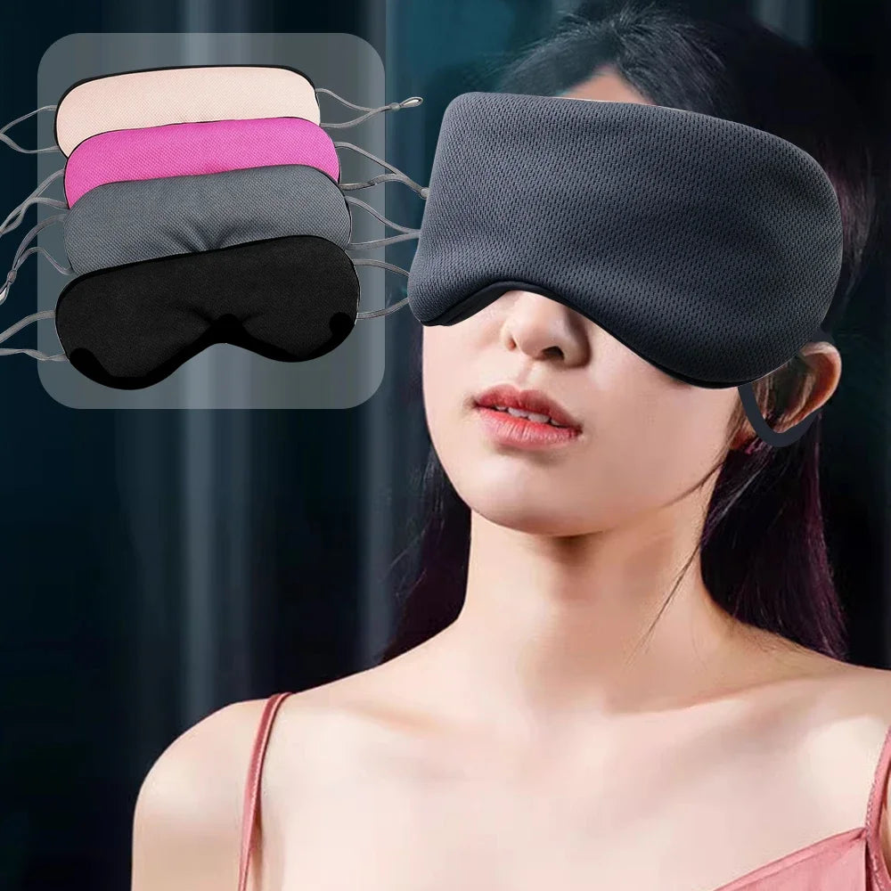 Sleep eye mask light eye mask relieves eye fatigue, soft sleep aid, travel eye mask, breathable double-sided eye mask