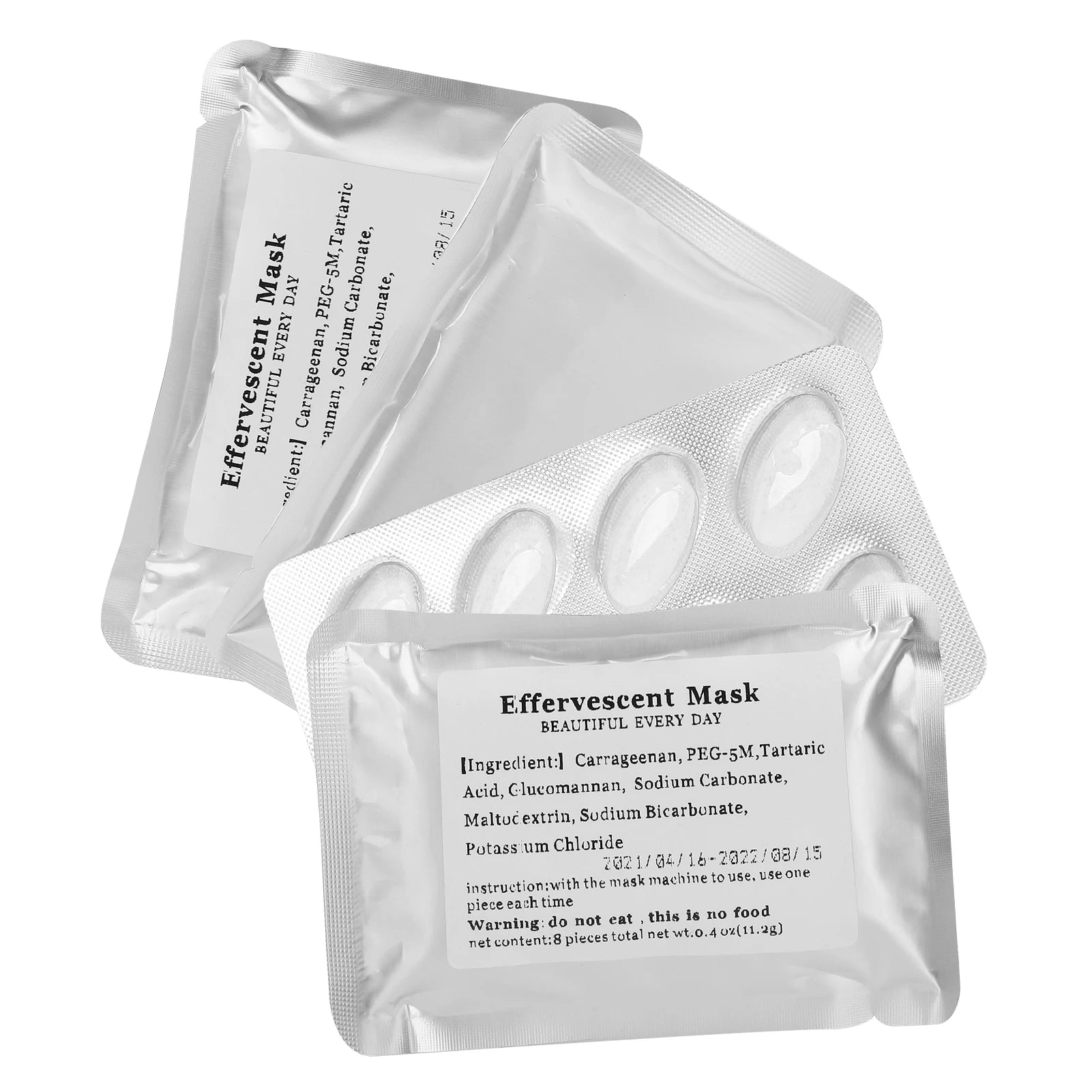 32Pcs Facial Care Collagen Capsule Mask Machine Collagen Capsule Natural Fruit Vegetable Facial Care Mask Maker Accessory