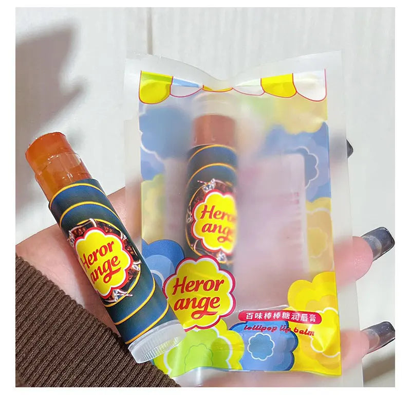 Multi flavor lollipop lipstick Hot Cocoa Lip Mask Moisturizes, moisturizes and reduces lip lines for men and women