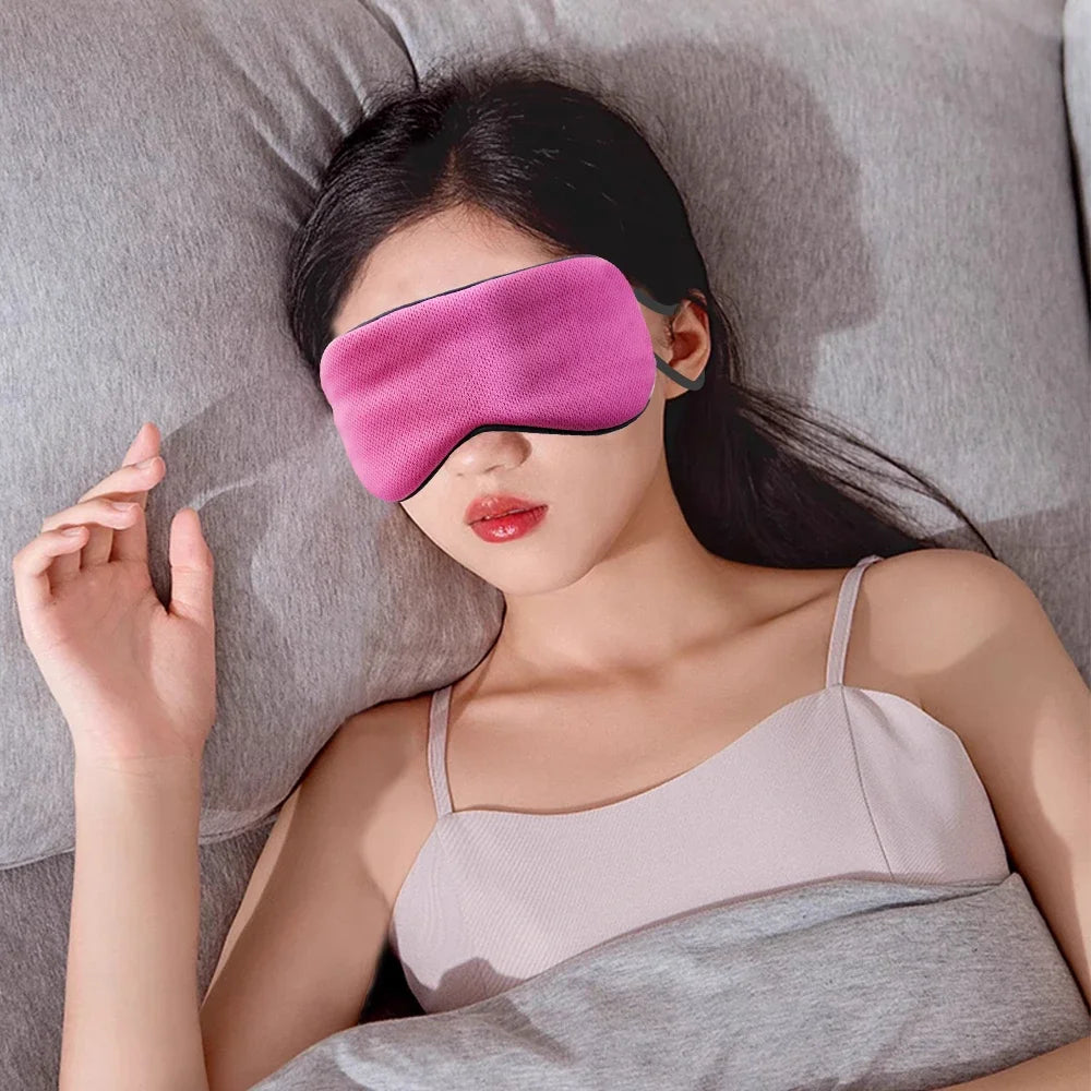 Sleep eye mask light eye mask relieves eye fatigue, soft sleep aid, travel eye mask, breathable double-sided eye mask