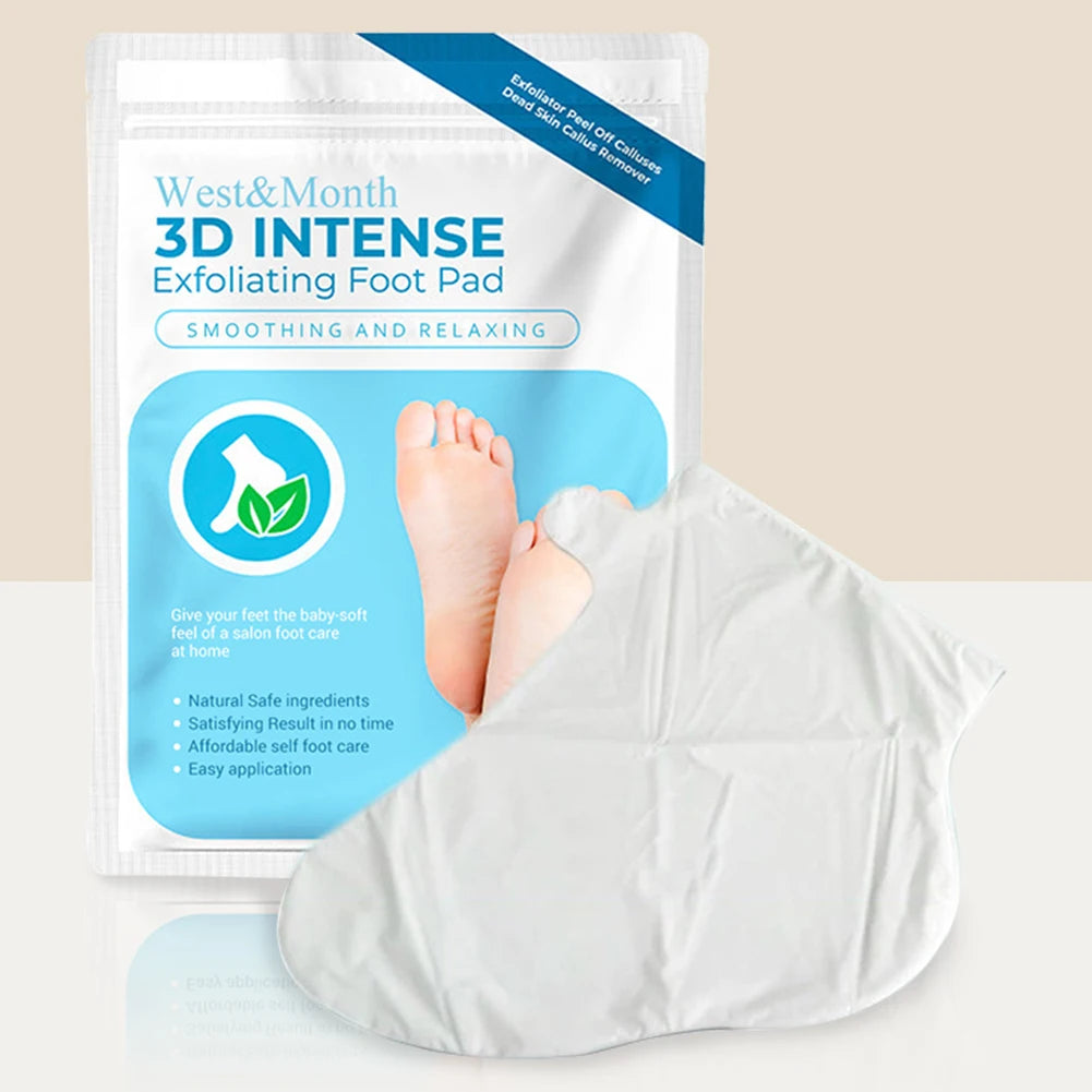 1 Pair Exfoliating Callus Booties Feet Care Foot Mask Sheet Pack Mildly Nourish Moisturizing for Dry Cracked Feet
