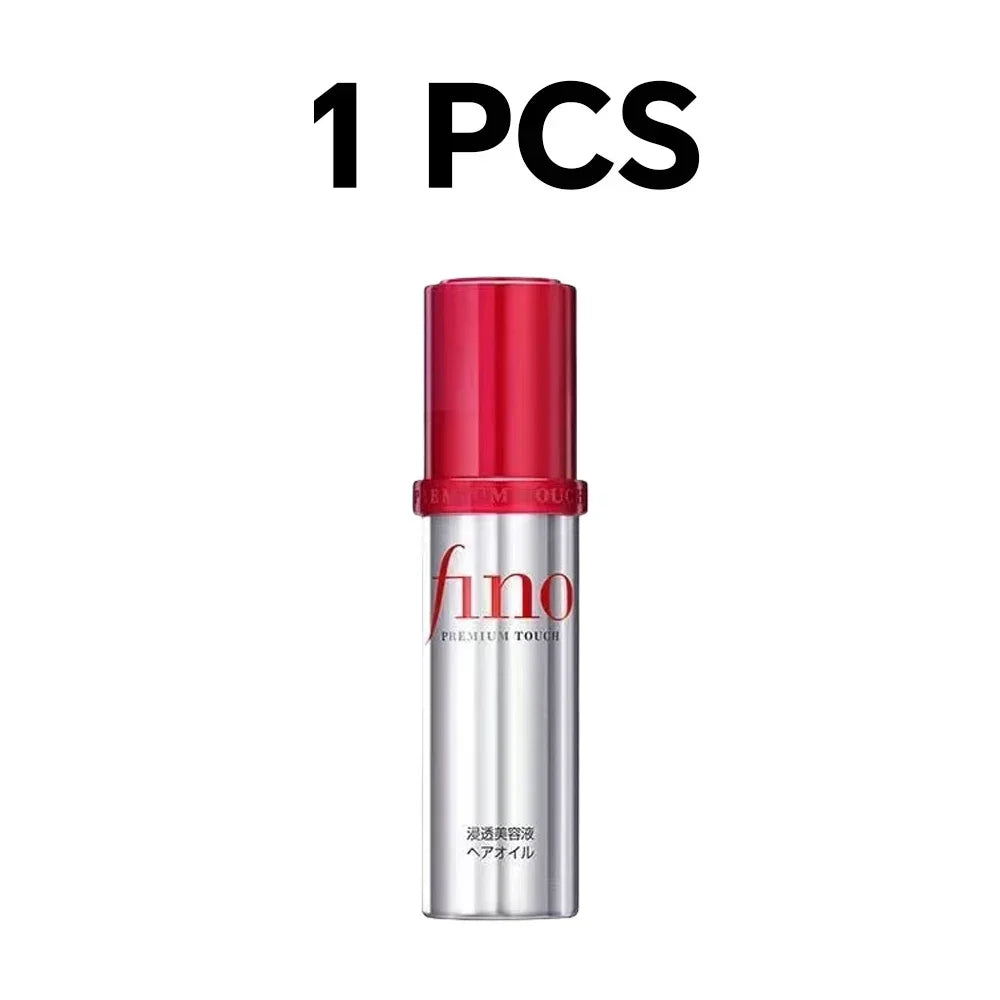 Fino Nourishing Hair Serum 70ml Lightweight Smoothing Serum for Dry/Frizzy Hair Instant Shine & Repair Hair Mask