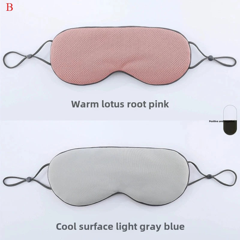 Sleep eye mask light eye mask relieves eye fatigue, soft sleep aid, travel eye mask, breathable double-sided eye mask
