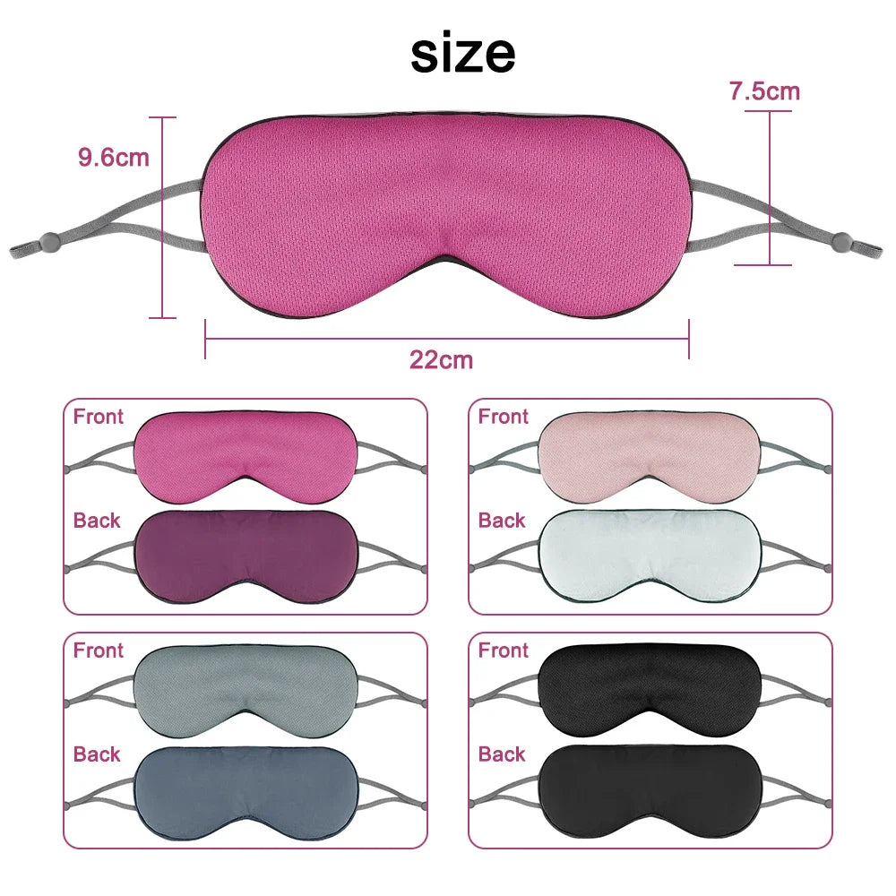 Sleep eye mask light eye mask relieves eye fatigue, soft sleep aid, travel eye mask, breathable double-sided eye mask