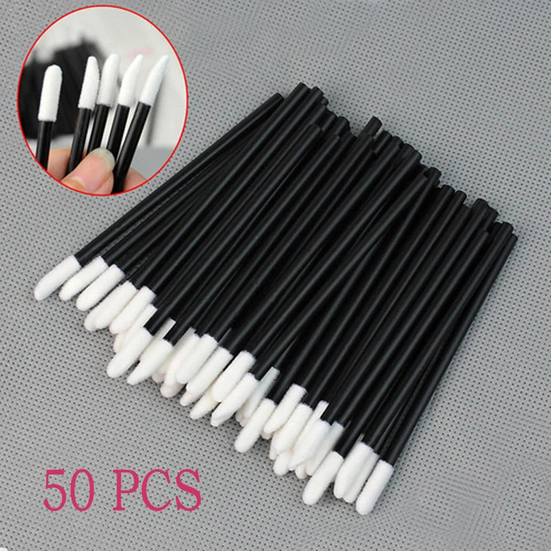 YSDO Lip Brush Eyelash 5/50/100Pcs Lipsticks Mascara Applicator Lipstick Wands Eyelashes brush Set Cosmetic Makeup Tools