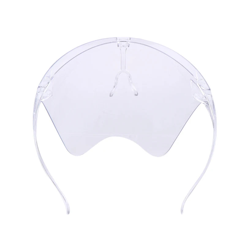 Professional Full Face Shield Nail Art Dustproof Mask HD Anti-fog Acrylic Transparent Face Protector Guard Kitchen Cooking Tool
